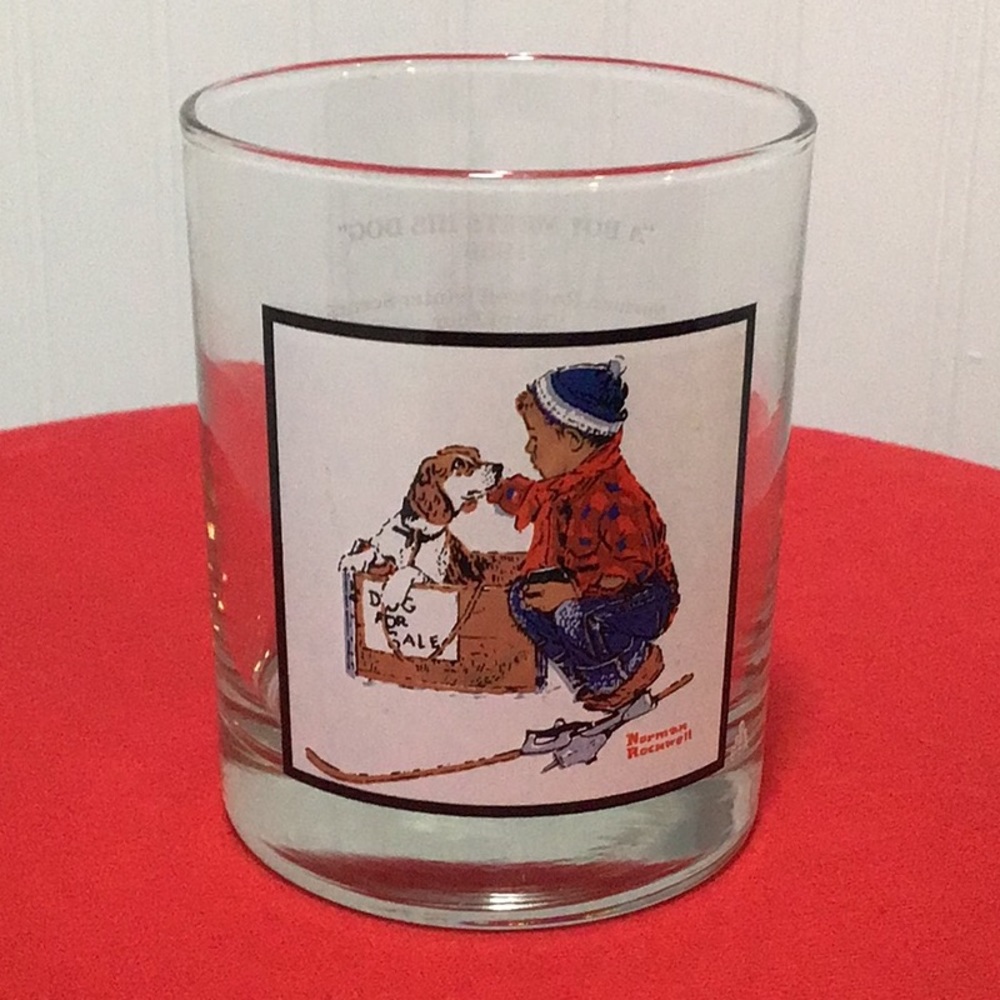 Norman Rockwell 1979 Arby’s Collector Glass